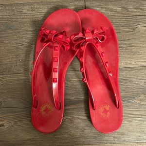 Red Sandals